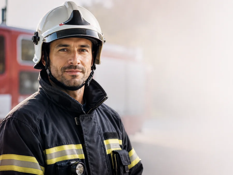 Illustratives Berufsmotiv: Feuerwehr